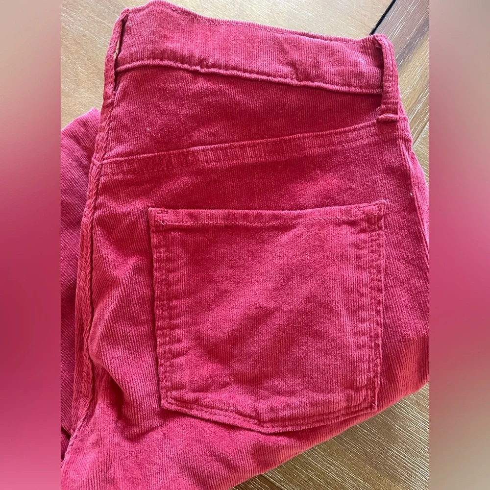 OLD NAVY Dark orange Thin corduroy Jenning jeans 👖 ROCKSTAR size 16